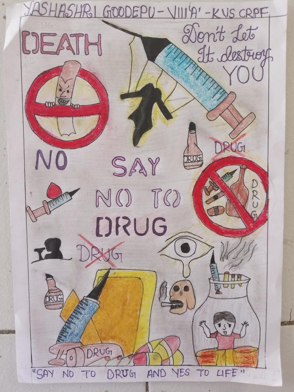 We Are Proud To Be Drug-free Poster (Teacher-Made) - Twinkl